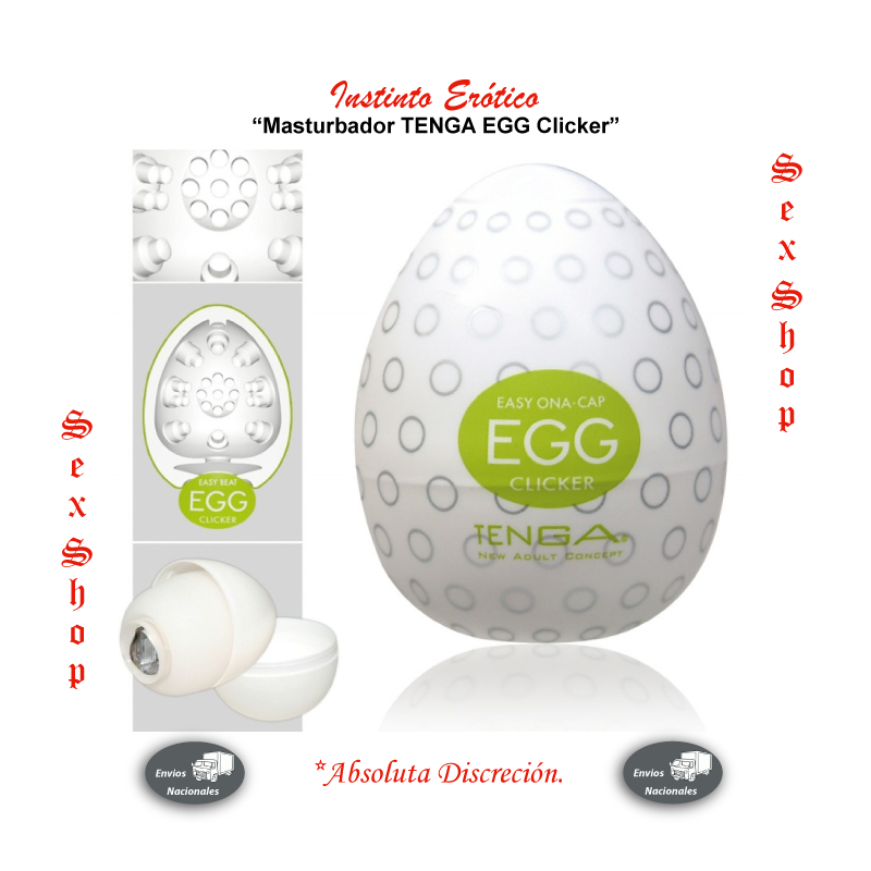 Masturbador para hombre TENGA EGG, disfruta tu cuerpo
